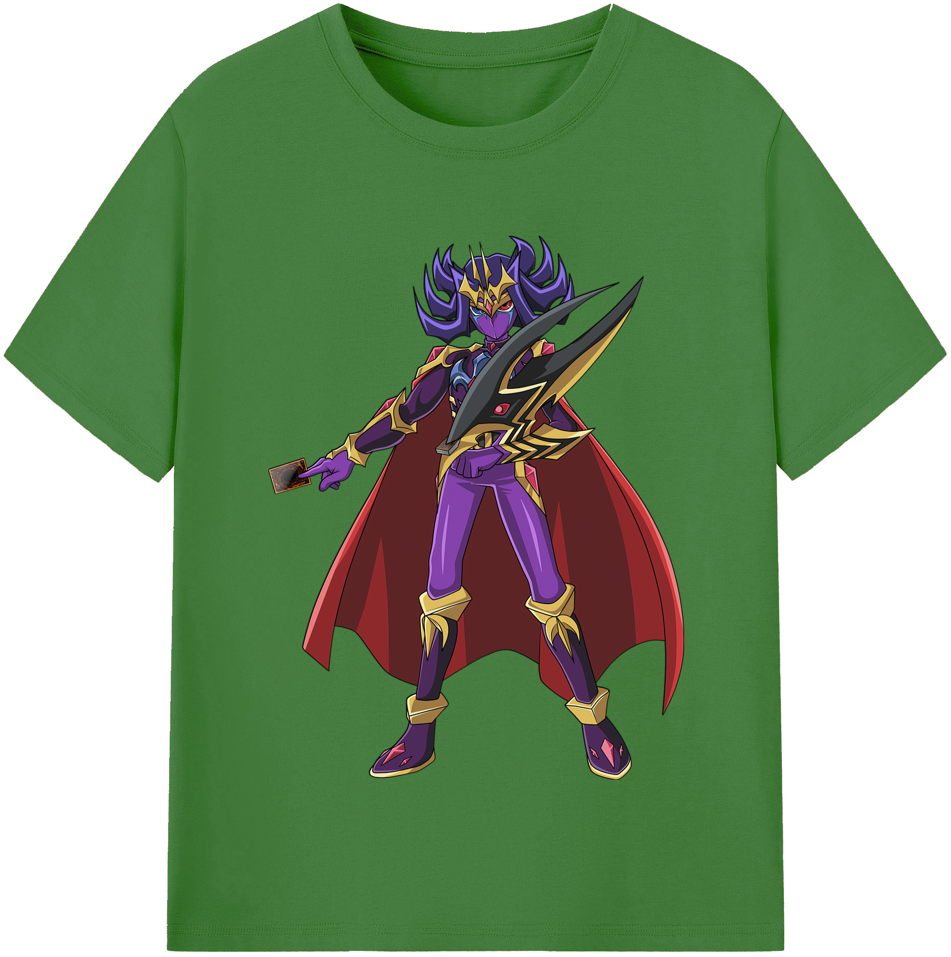 （画像用） 遊☆戯☆王 Yu-Gi-Oh! レディースカジュアルプリントTシャツ（綿100％）